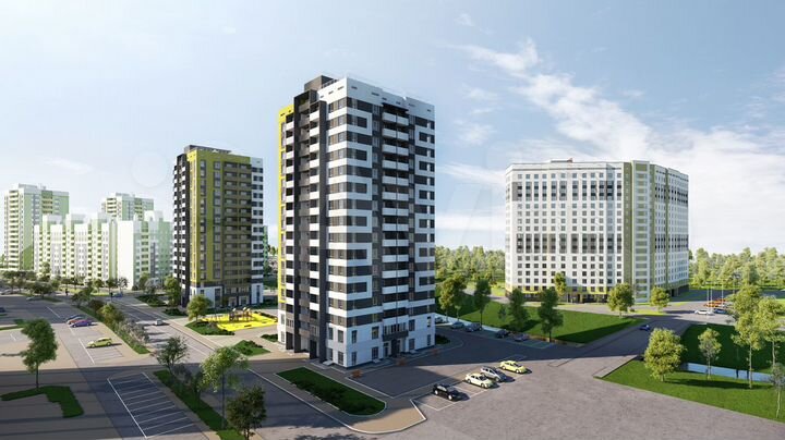 3-к. квартира, 71,2 м², 16/16 эт.