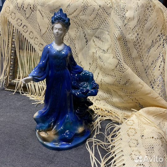 Статуэтка Хозяйка Медной Горы, Гжель хк