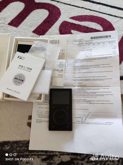 Mp3 плеер fiio+ наушники fiio ea3 jade