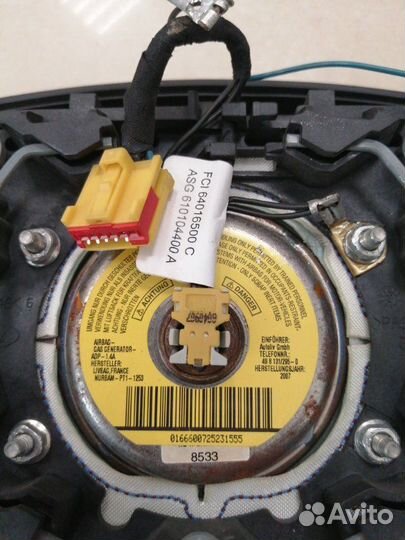 Подушка безопасности водителя Ford Fusion CBK fyja