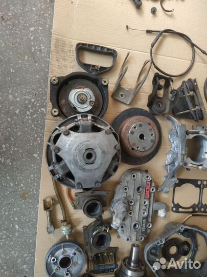 Двигатель в разборе Yamaha v-max 600 снегоход