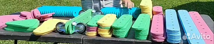 Большой конструктор с болтами и гайками