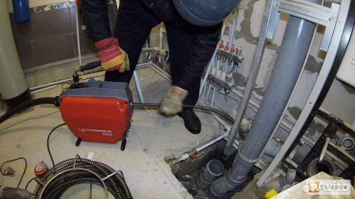 Удаление засоров прочистка канализации