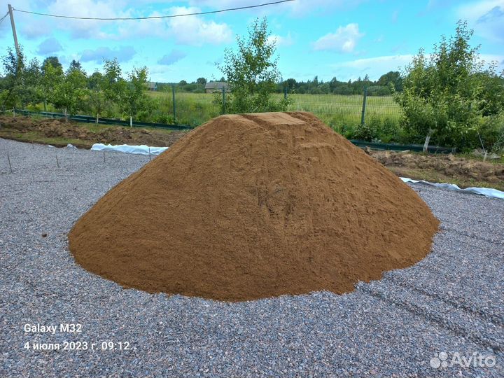 Песок от 1м3 по Волосово и району