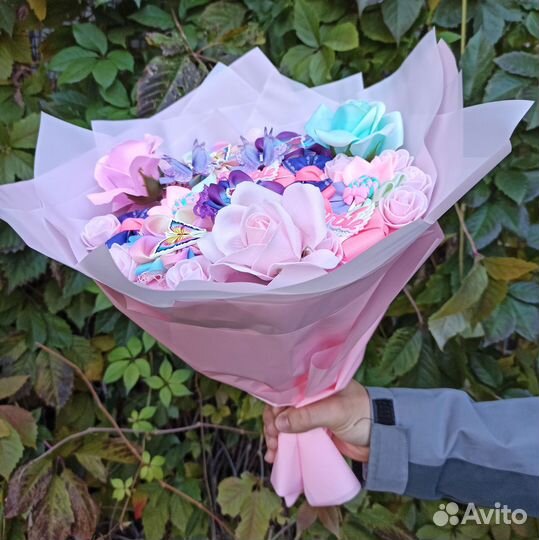 Букет из бантиков для волос