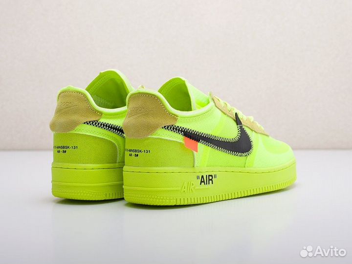 Кроссовки Nike Air Force 1 Off-White Volt (41-45)