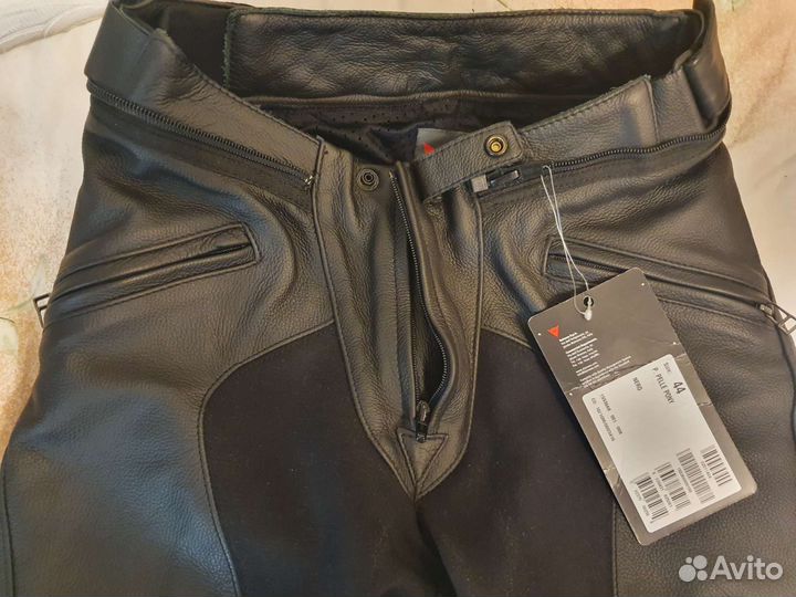 Мотоштаны кожаные мужские