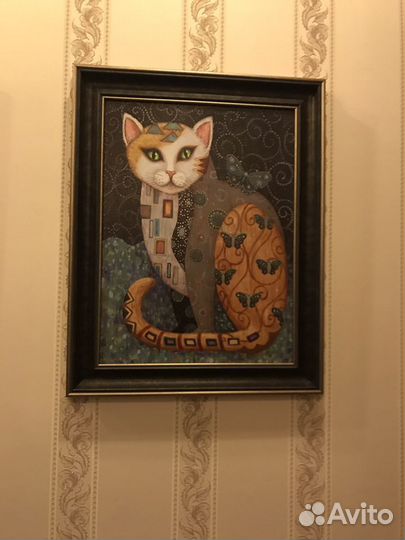 Постеры картины Кошки Климт Густав