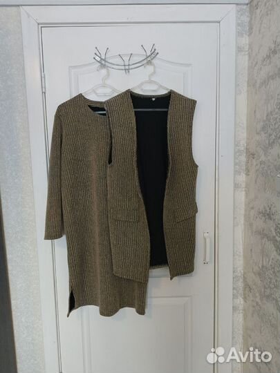 Платье с накидкой 52-54 размер