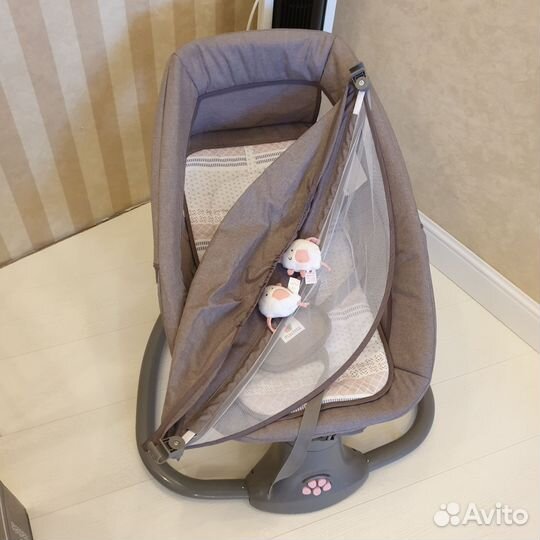 Качели шезлонг для новорожденных