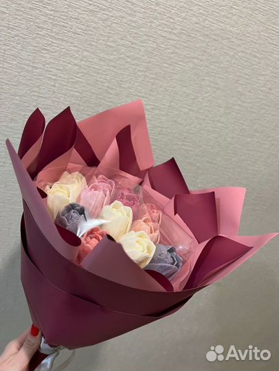 Букеты из шоколадных тюльпанов