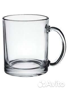 Кружка чайная большая стекляная