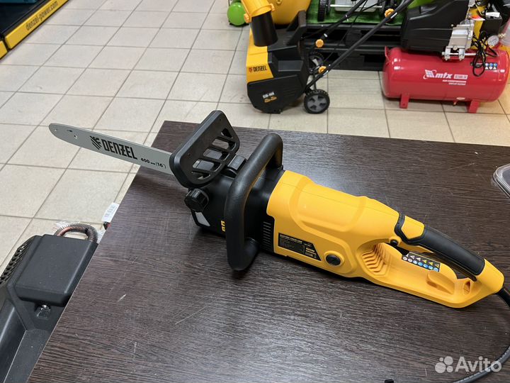 Пила цепная электрическая Denzel 2квт продольная