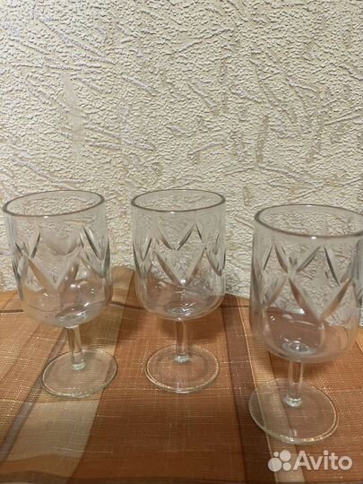 Фужеры, рюмки хрусталь СССР