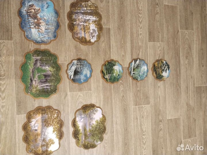 Картины с камнями, уральский сувенир