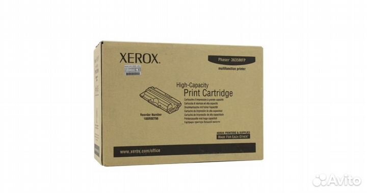 Картридж Xerox 108R00796 черный оригинал