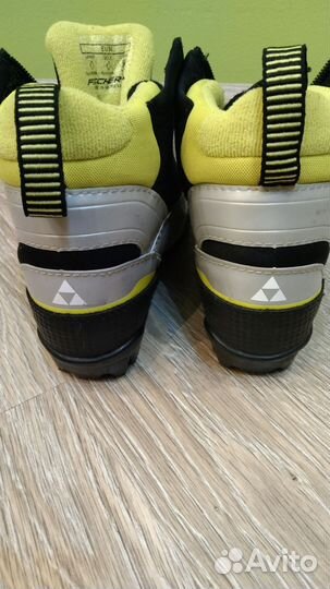 Лыжные ботинки детские fisher размер 30