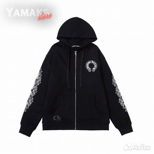 Зип худи Chrome Hearts все размеры