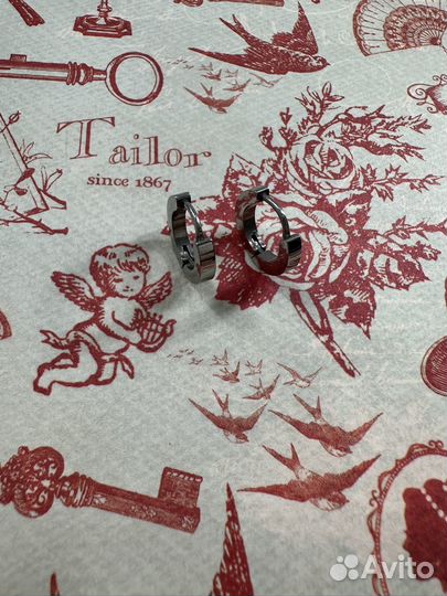 Серьги кольца