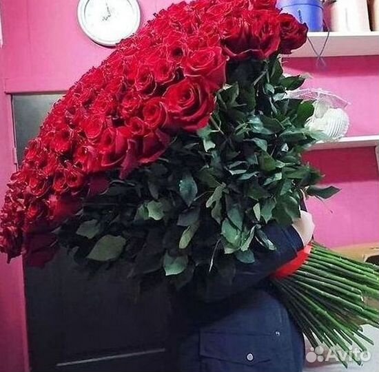 Высокие розы 150 160 170 180 190см доставка Москва