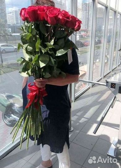 Высокие Розы Гиганты Доставка Круглосуточно