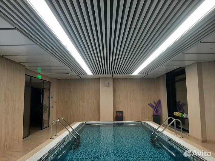 Металлические потолки для бассейнов