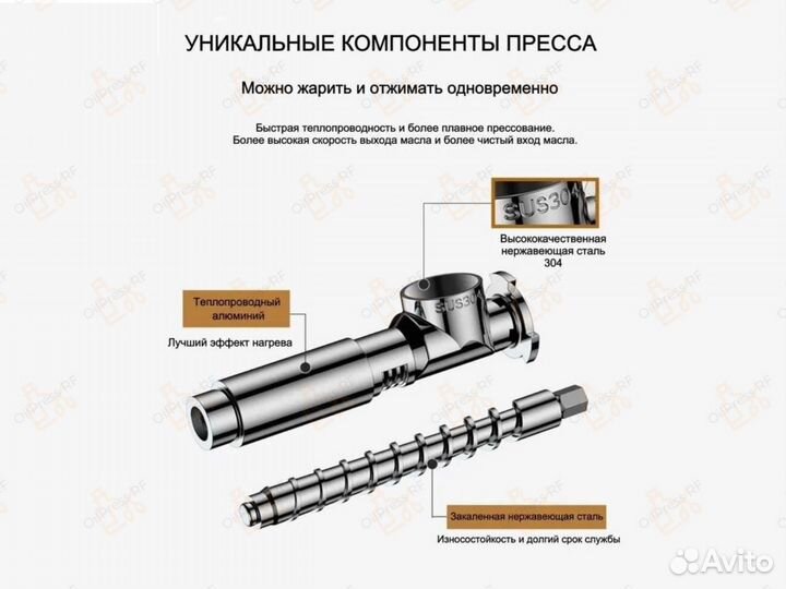 Маслопресс шнековый электрический B03 арт.332