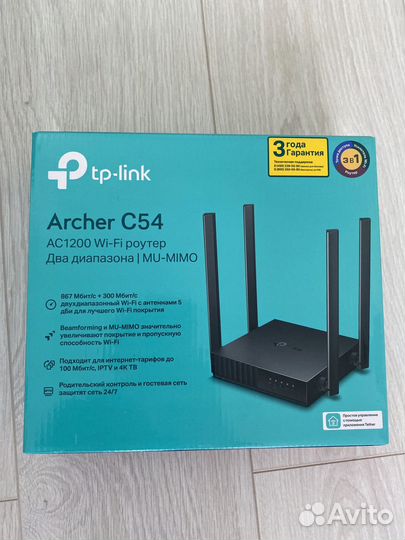 Wifi роутер tp link archer c54