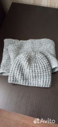 Шапка и снуд,снуд б/у