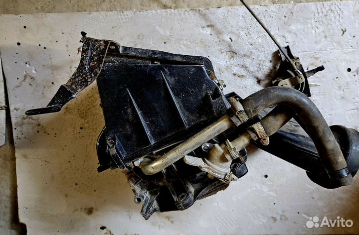 Печка в полном комплекте на Ниву