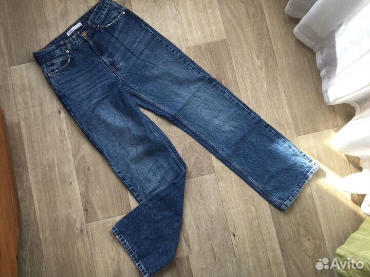 Джинсы zara 36 прямые