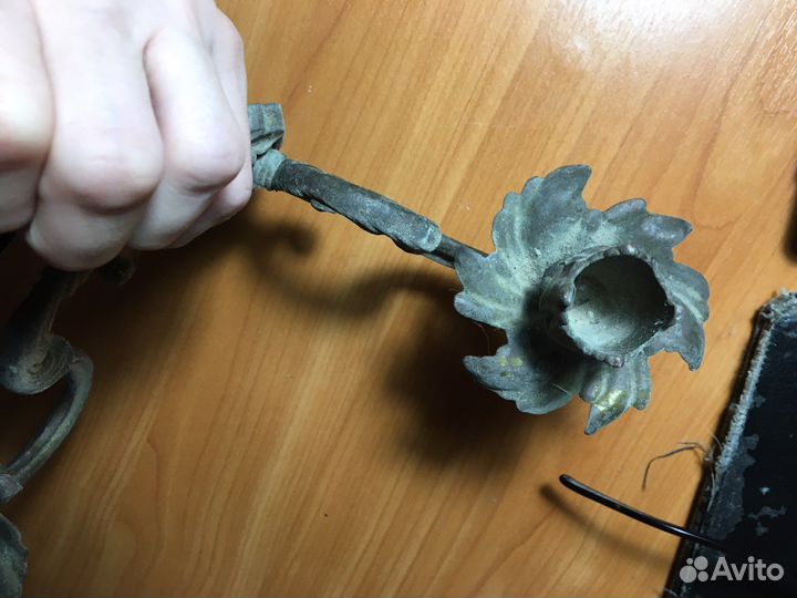 Подсвечник настенный бронза СССР