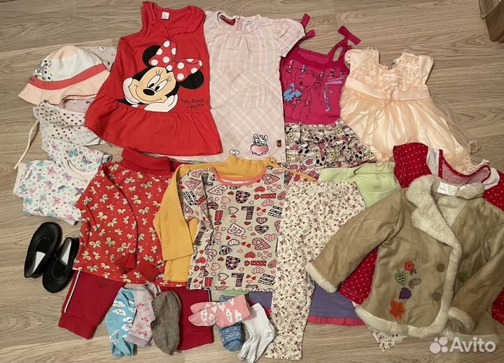 Вещи для девочки 1-2 года пакетом
