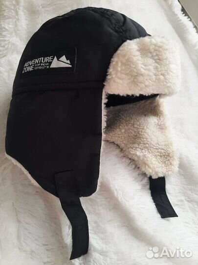Шапка ушанка шлем для мальчика
