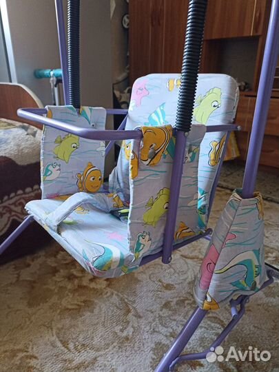 Детская качель напольная