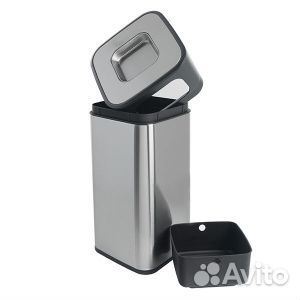 Урна уличная квадратная, пепельница, JAH-3222, 25л