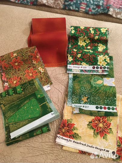 Ткань новогодняя