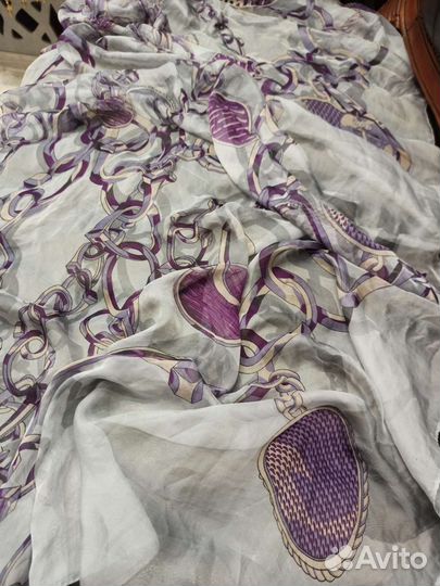 Палантин gucci шелковый итальянский