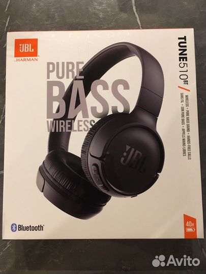 Беспроводные наушники jbl tune 510bt
