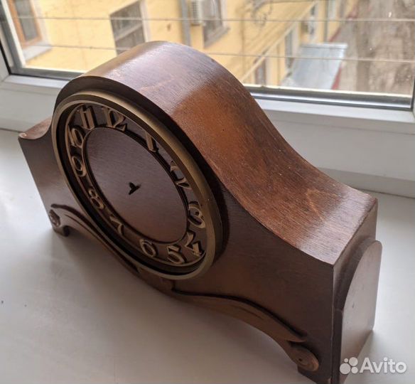 Настольные часы весна / Шапка Наполеона/ СССР/ кам