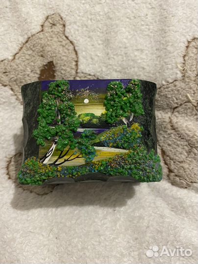 Шкатулка из натурального камня