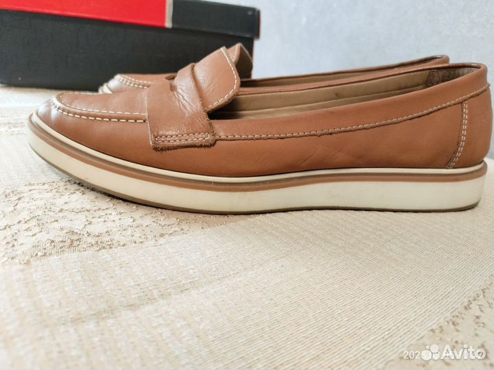 Лоферы натуральная кожа 38р
