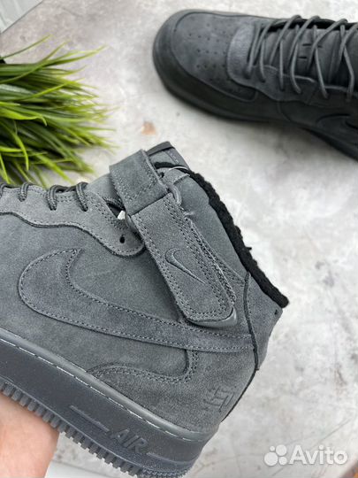 Кроссовки мужские зимние Nike Air Force 1 mid 07