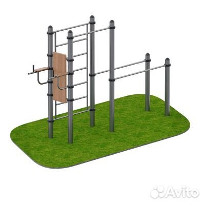 Комплекс снарядов – турник, брусья, вертикальный п