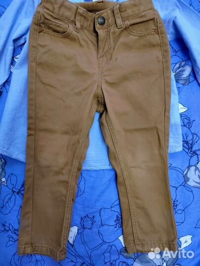 Рубашка, брюки H&M для мальчика 86