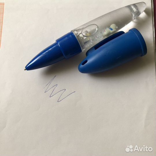 Ручка с одимпийским мишкой