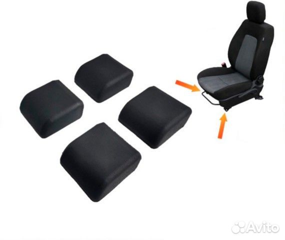 Накладки на салазки передних сидений KIA/Hyundai