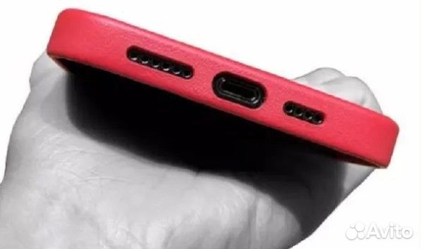 Кожаный чехол на iPhone 12 Mini