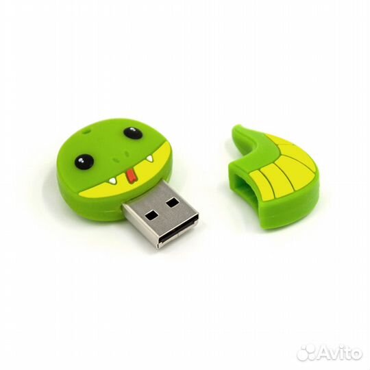 Флешка Mirex Snake Green 16GB 2.0