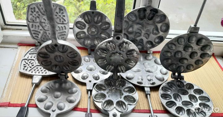 Форма для выпекания орешков в СССР. Чищенные